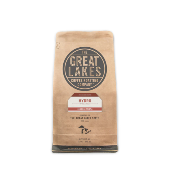THE GREAT LAKES COFFEE ROASTING CO: Hydro Espresso Whole Bean Coffee, 12 oz