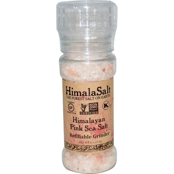 HIMALA SALT: Himalayan Pink Salt Grinder, 4 oz