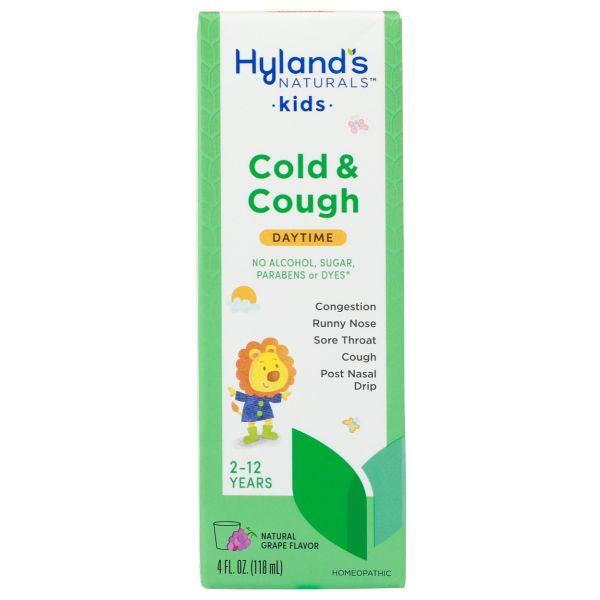 HYLAND: Kid Cold N Cough Daytime Grape Flavor, 4 oz