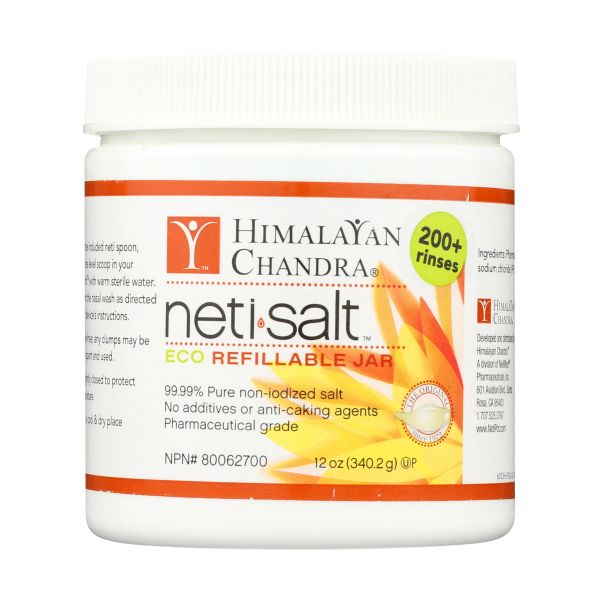 HIMALAYAN CHANDRA: Neti Pot Salt, 12 oz