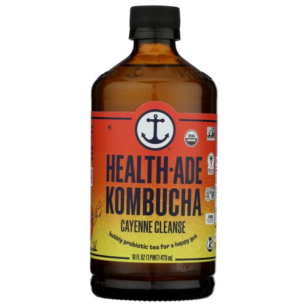 HEALTH ADE: Cayenne Cleanse Kombucha, 16 oz
