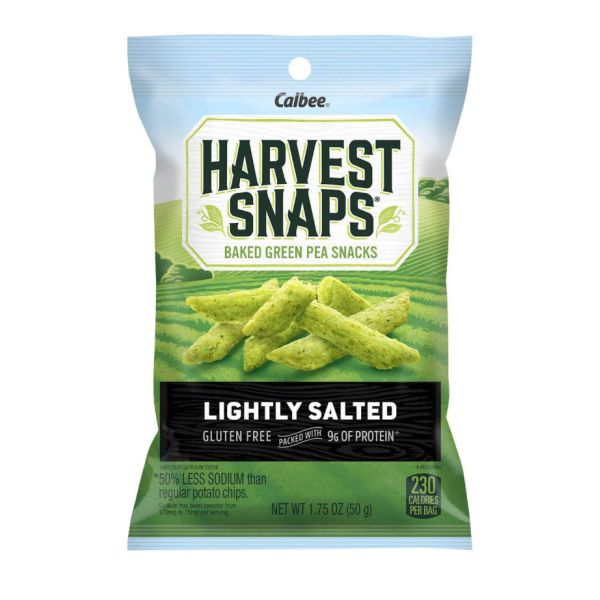HARVEST SNAPS: Lightly Salted Snack Crisps, 1.75 oz