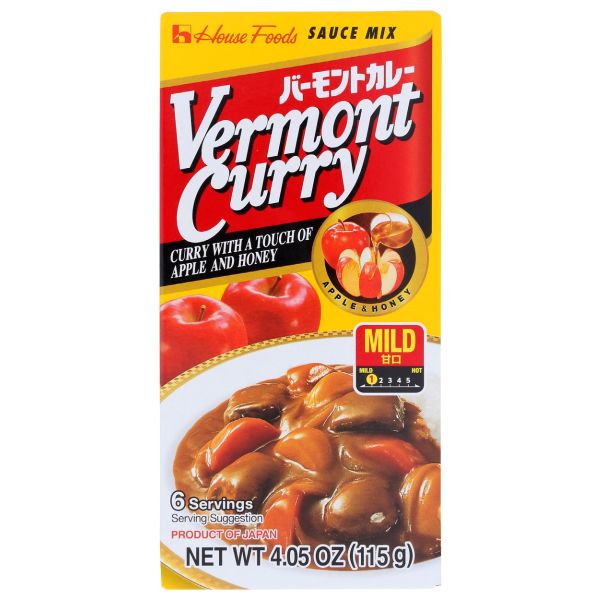 HOUSE FOODS: Vermont Curry Mild, 4.05 oz