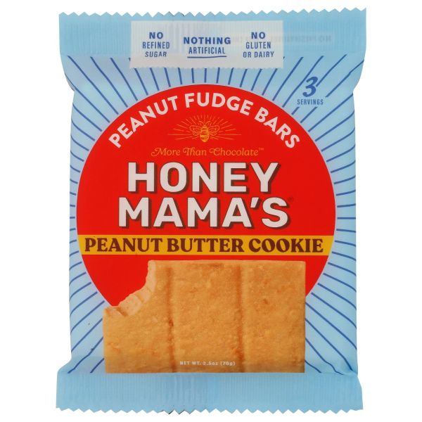 HONEY MAMAS: Peanut Butter Cookie Bars, 2.5 oz