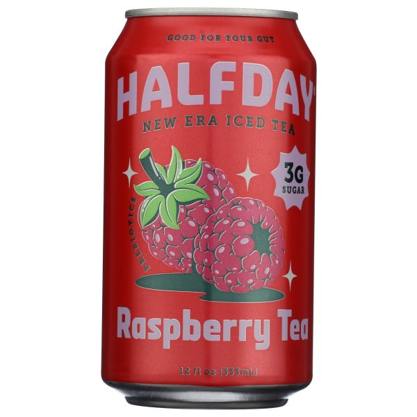 HALFDAY: Raspberry Iced Tea, 12 fo