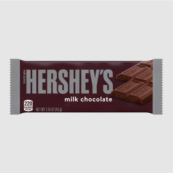 HERSHEY: Milk Chocolate Bar, 1.55 oz