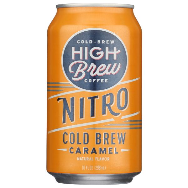 HIGH BREW: Nitro Caramel Cold Brew Coffee, 10 fo