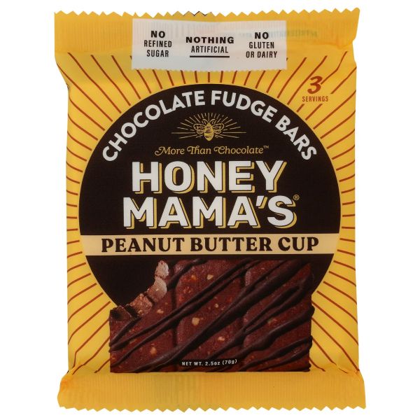 HONEY MAMAS: Peanut Butter Cup Truffle Bar, 2.5 oz