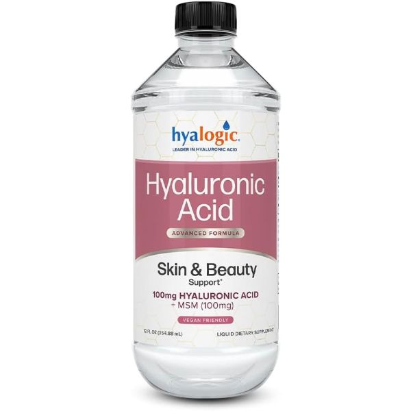 HYALOGIC: Hyaluronic Acid Advanced Liquid Formula, 12 fo