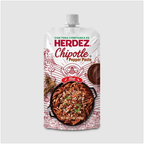 HERDEZ: Hot Chipotle Pepper Paste, 7 oz