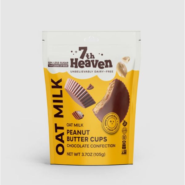 7TH HEAVEN: Oat Milk Peanut Butter Cups, 3.7 oz
