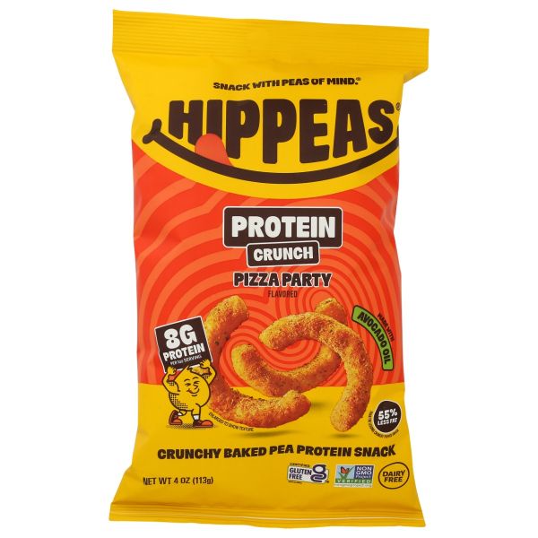 HIPPEAS: Protein Crunch Pizza Party Puffs, 4 oz