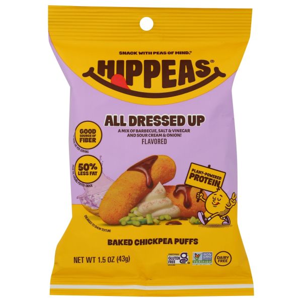 HIPPEAS: All Dressed Up Puffs, 1.5 oz
