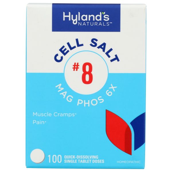 HYLAND: Cell Salt Number 8 Mag Phos 6x, 100 tb