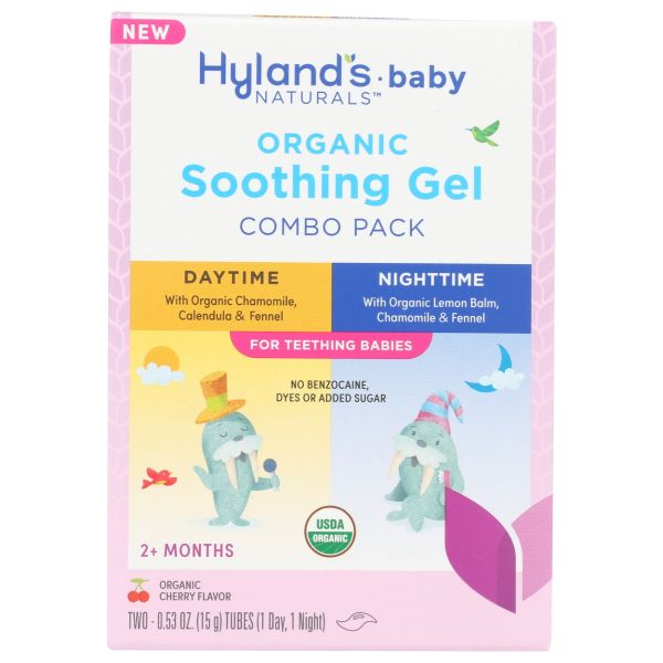 HYLAND: Organic Baby Soothing Gel Combo, 1.06 oz