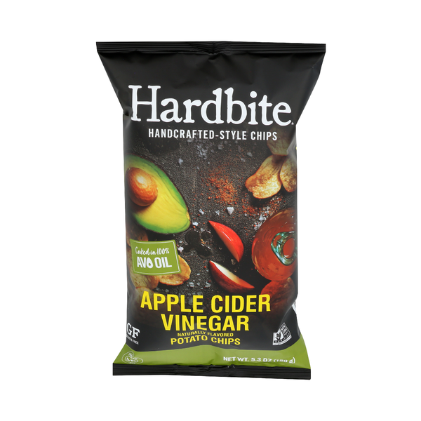 HARDBITE: Apple Cider Vinegar Potato Chips, 5.3 oz