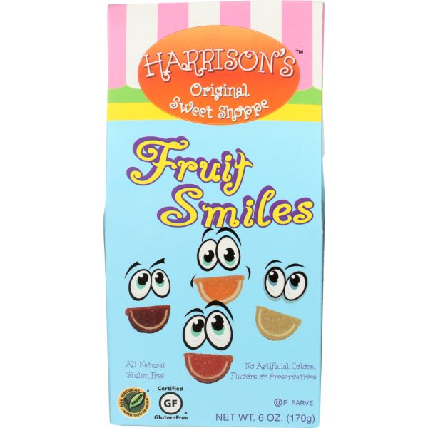 HARRISONS SWEET SHOPPE: Fruit Smiles, 6 oz