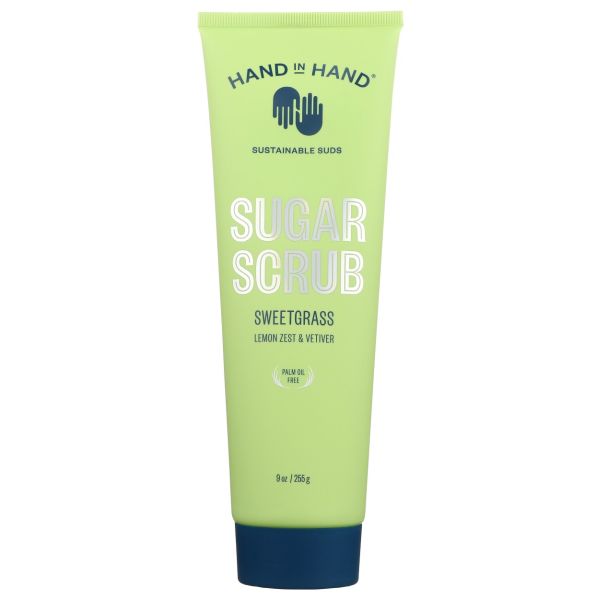 HAND IN HAND: Sweet Grass Sugar Scrub, 9 oz