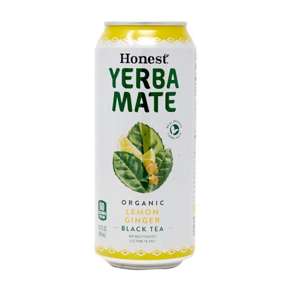 HONEST TEA: Yerba Mate Organic Lemon Ginger Tea, 15.5 fo