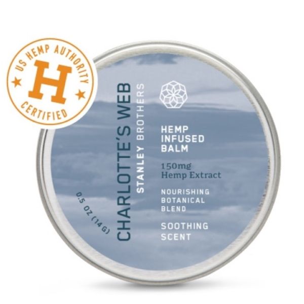 CHARLOTTES WEB: Hemp Infused Balm Soothing Scent, 0.5 oz
