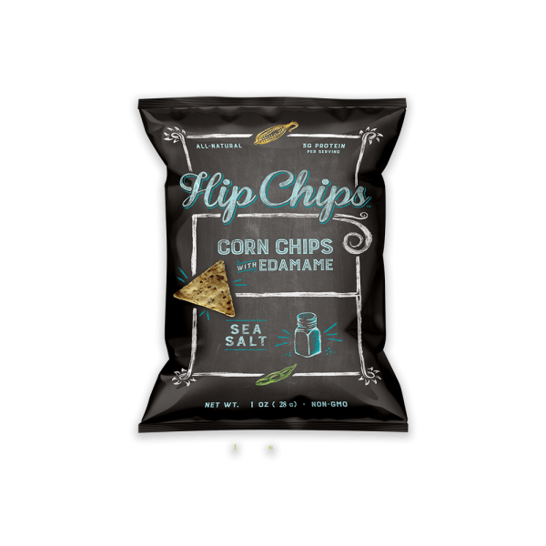 HIP CHIPS: Chips Sea Salt, 1 oz