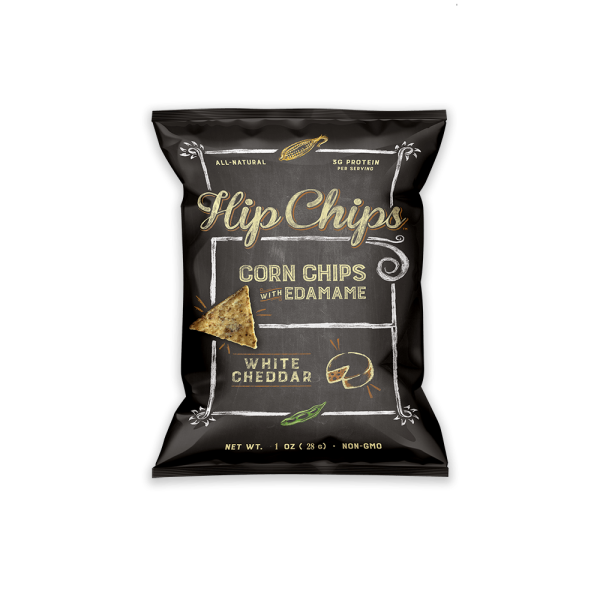 HIP CHIPS: Chips White Cheddar, 1 oz