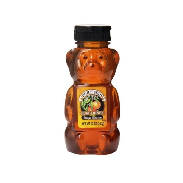 DUTCH GOLD: Honey Bear Orange Blossom, 12 oz