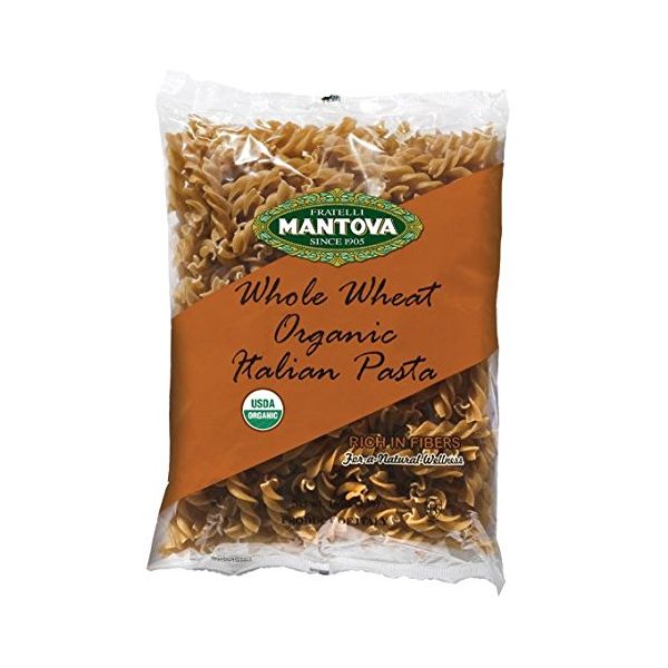 MANTOVA: Pasta Whole Wheat Spiral Organic, 16 oz