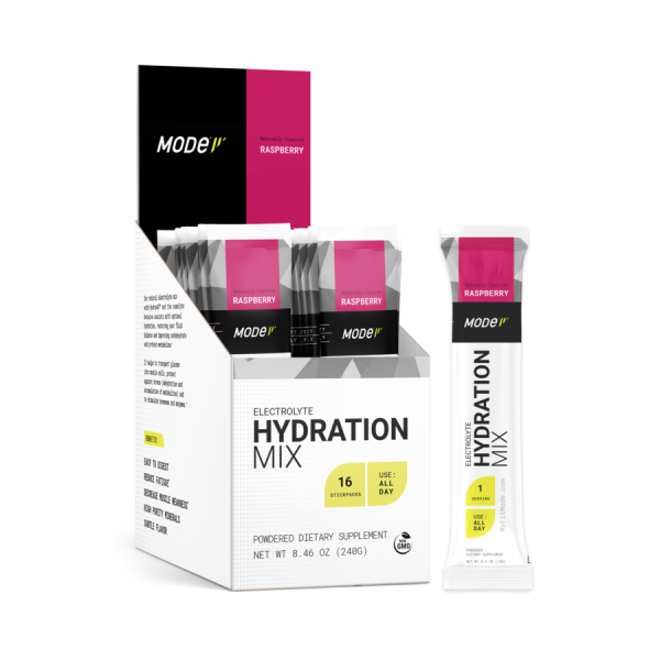 MODE SPORTS NUTRITION: Raspberry Electrolyte Hydration Mix, 8.46 oz