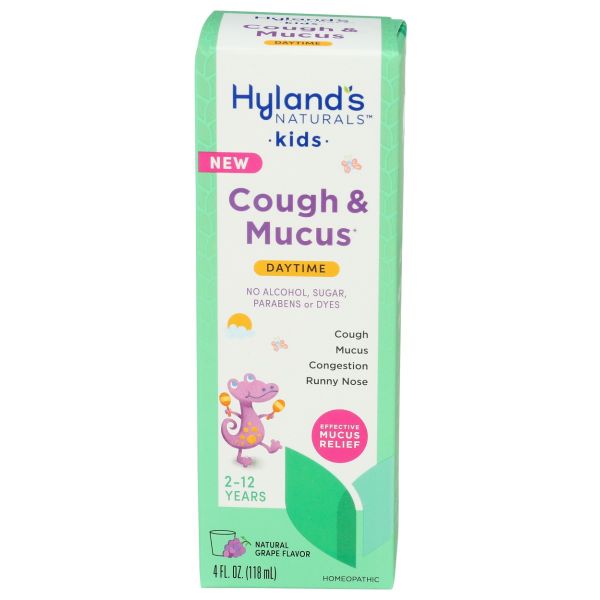 HYLAND: Kid Cough Mucus Grape, 4 FO