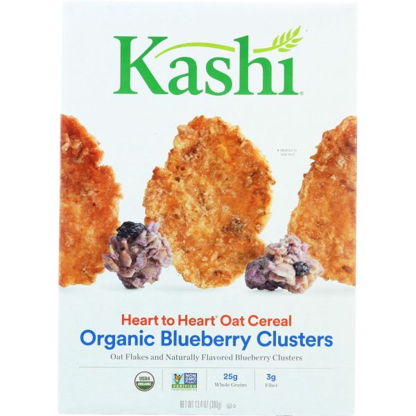 KASHI: Organic Blueberry Clusters Cereal, 13.4 oz