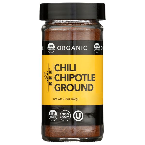 BEESPICES: Organic Chili Chipotle Ground, 2.2 oz