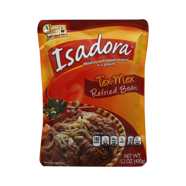 ISADORA: Traditional Refried Beans, 15.2 oz