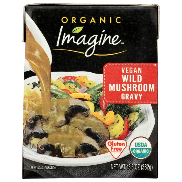 IMAGINE: Vegan Wild Mushroom Gravy Organic, 13.5 fl oz