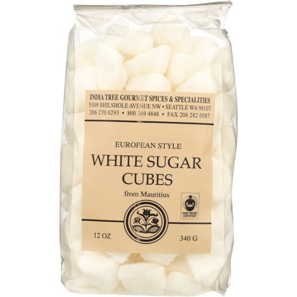 INDIA TREE: White Sugar Cubes, 12 oz