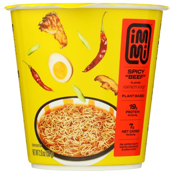 IMMI: Spicy Beef Cup Noodles, 2 oz