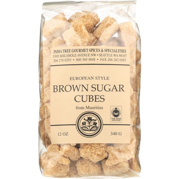 INDIA TREE: Brown Sugar Cubes, 12 oz