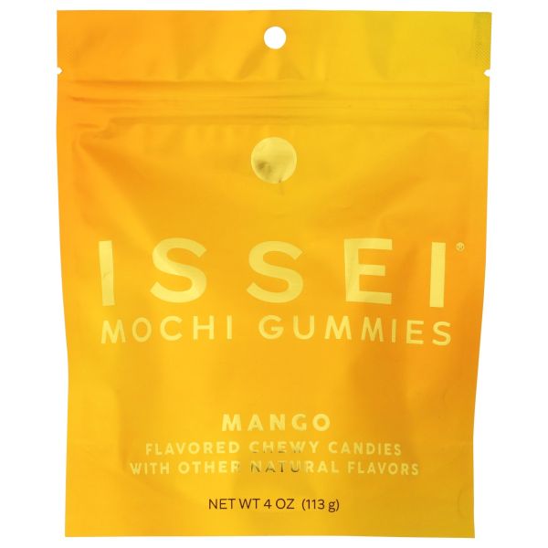 ISSEI MOCHI GUMMIES: Mango Flavored Gummies, 4 oz