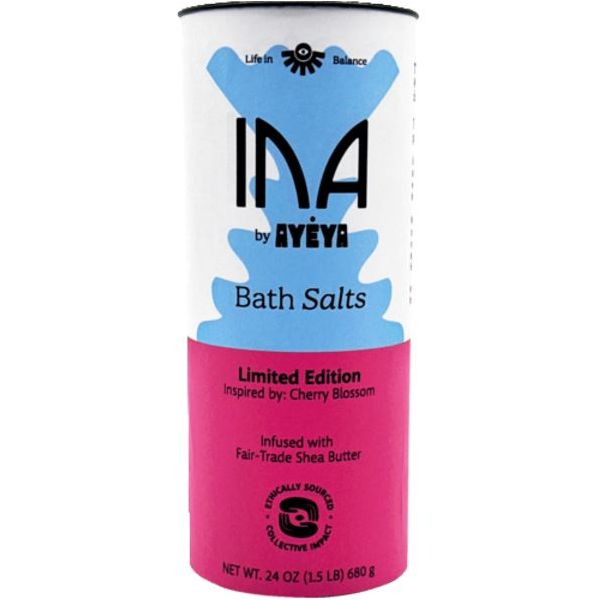 INA BY AYEYA: Cherry Blossom Bath Salt, 24 oz