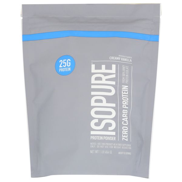 ISOPURE: Zero Carb Protein Creamy Vanilla, 1 lb