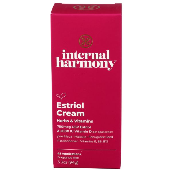 INTERNAL HARMONY: Estriol Cream, 3.3 oz
