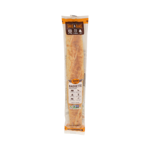 IZZIO ARTISAN BAKERY: Take and Bake Baguette, 13 oz
