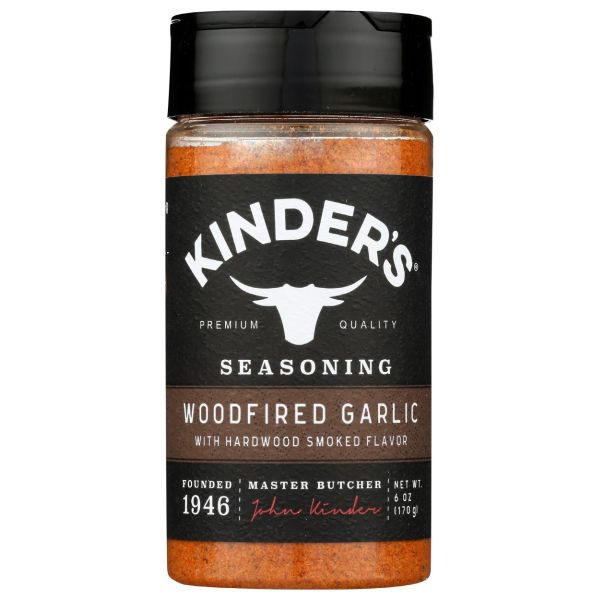 KINDERS: Woodfired Garlic Seasoning, 6 oz