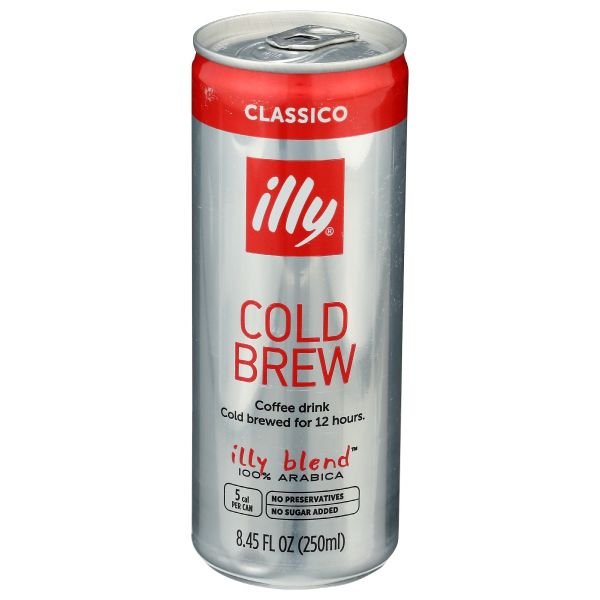 ILLY COFFEE: Classic Cold Brew Coffee, 8.5 fo