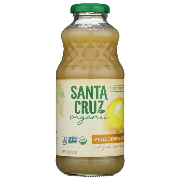 SANTA CRUZ: Pure Lemon Juice, 16 fo