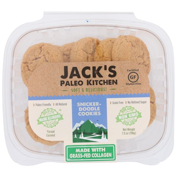 JACKS PALEO KITCHEN: Snickerdoodle Cookies, 7 oz