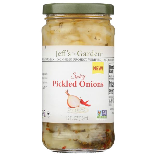 JEFFS GARDEN: Spicy Pickled Onions, 12 fo