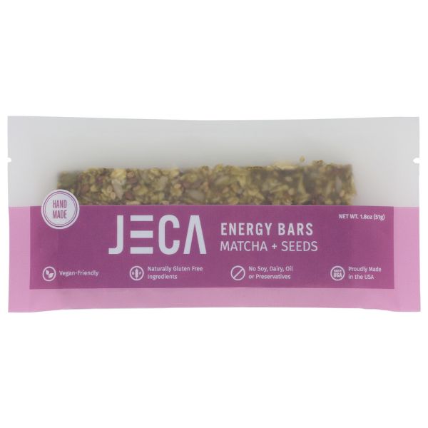 JECA: Matcha Seeds Energy Bar, 1.8 oz