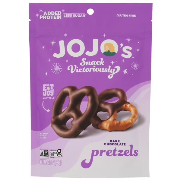 JOJOS CHOCOLATE: Chocolate Covered Pretzel, 3 oz