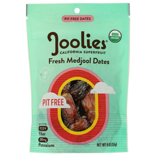 JOOLIES: Pit Free Fresh Medjool Dates, 9 oz